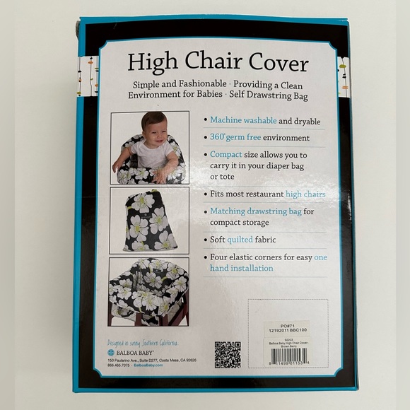 Brand New Balboa Baby High Chair Cover - Picture 2 of 3